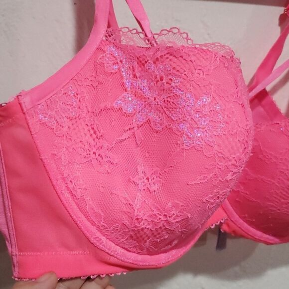 Savage x Fenty Living in the Clouds Iridescent Lace Bra Size 42DD - Picture 8 of 16